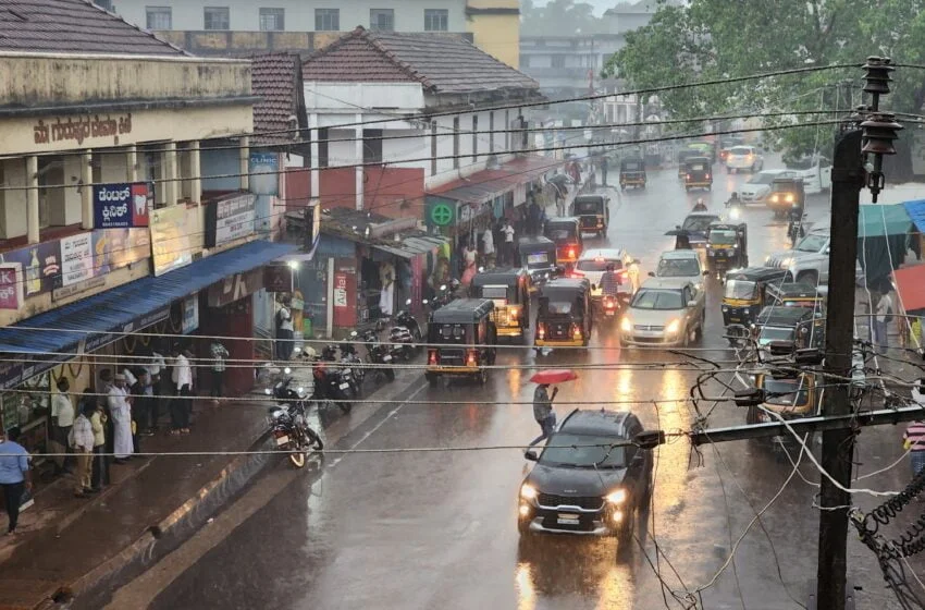  ಪುತ್ತೂರಿನ ಜನತೆಗೆ ತಂಪೆರೆದ ಭರ್ಜರಿ ಮಳೆ