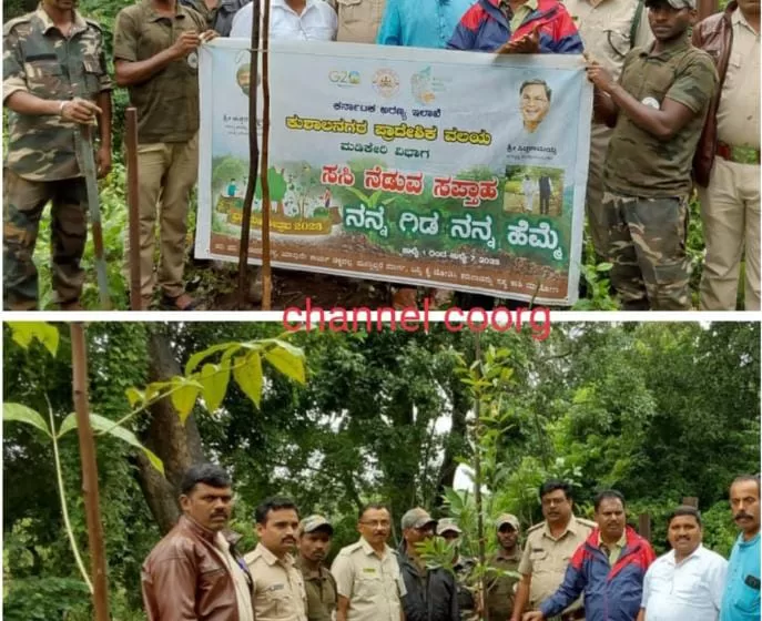  ಕಾವೇರಿ‌ನದಿ ಪಾತ್ರದಲ್ಲಿ ಗಿಡ‌ನೆಡುವ ಕಾರ್ಯಕ್ರಮ